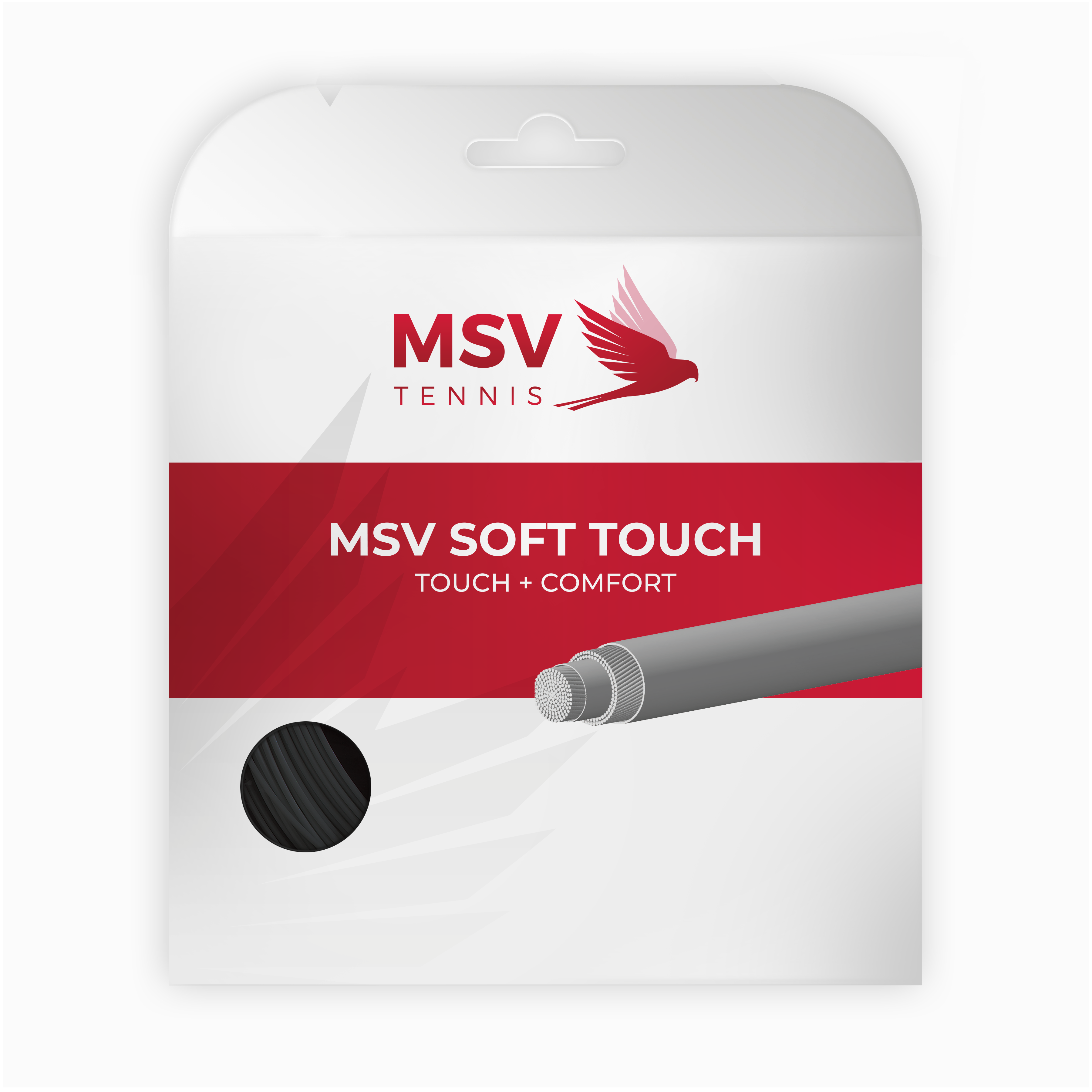 MSV Soft Touch Tennissaite 12m 1,30mm schwarz